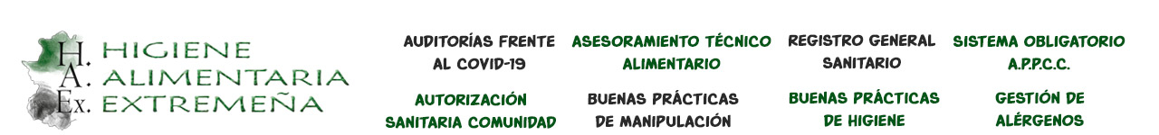 Higuiene Alimentaria Extremeña de fondo