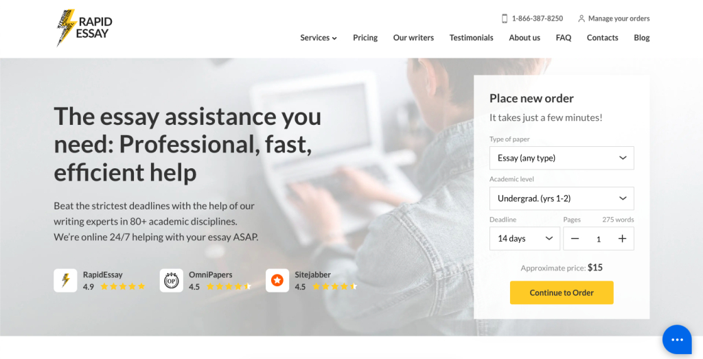 Rapid Essays background