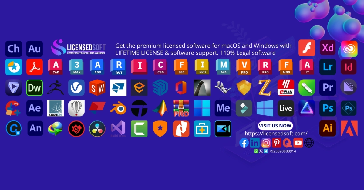 LicensedSoft - Licensed Software for Windows & macOSs background