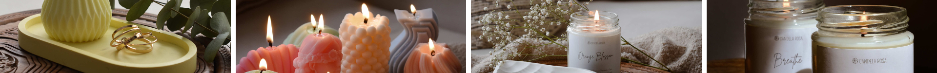 Candela Rosa de fondo