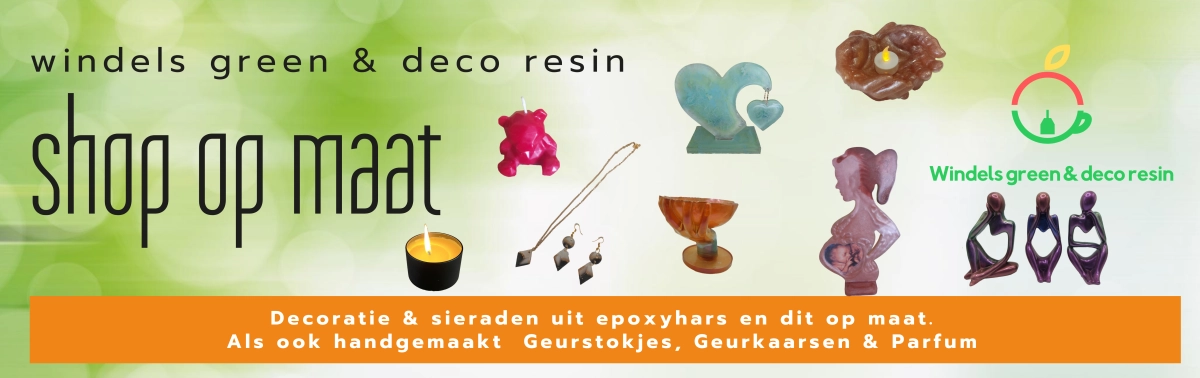 Windels green & deco resins achtergrond