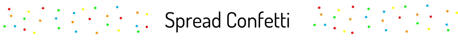 Spread Confettis achtergrond
