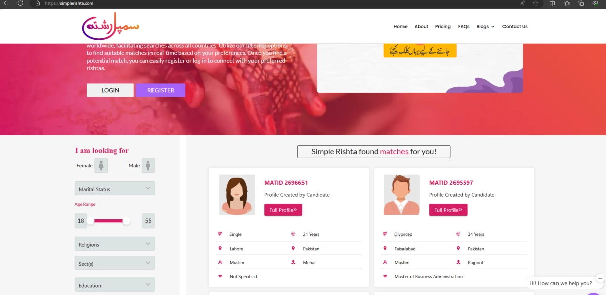 Simple Rishtas background