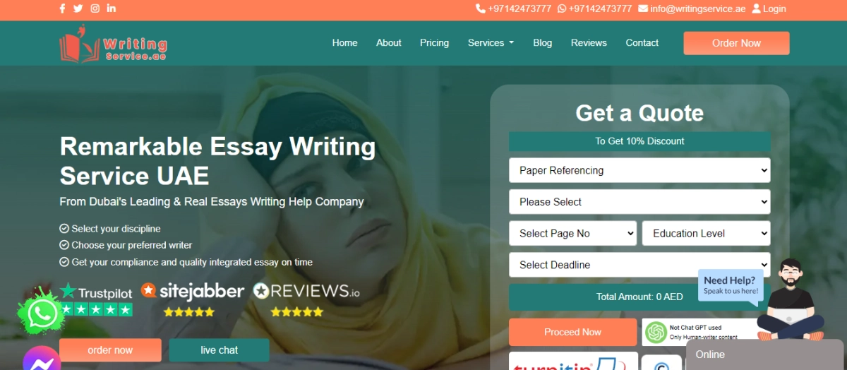 Essay Writing Service UAEs background