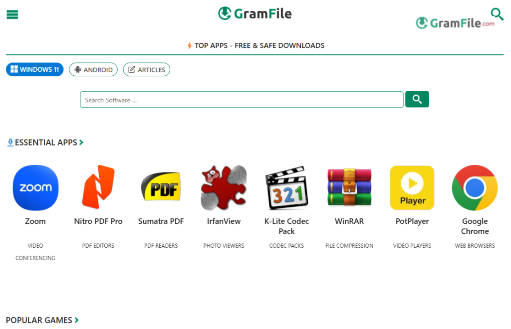 GramFiles background