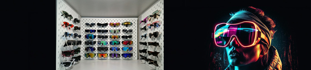 Rave Brillen Shop Hintergrund