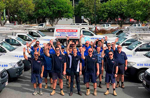 Rohrreinigung Absoluts achtergrond