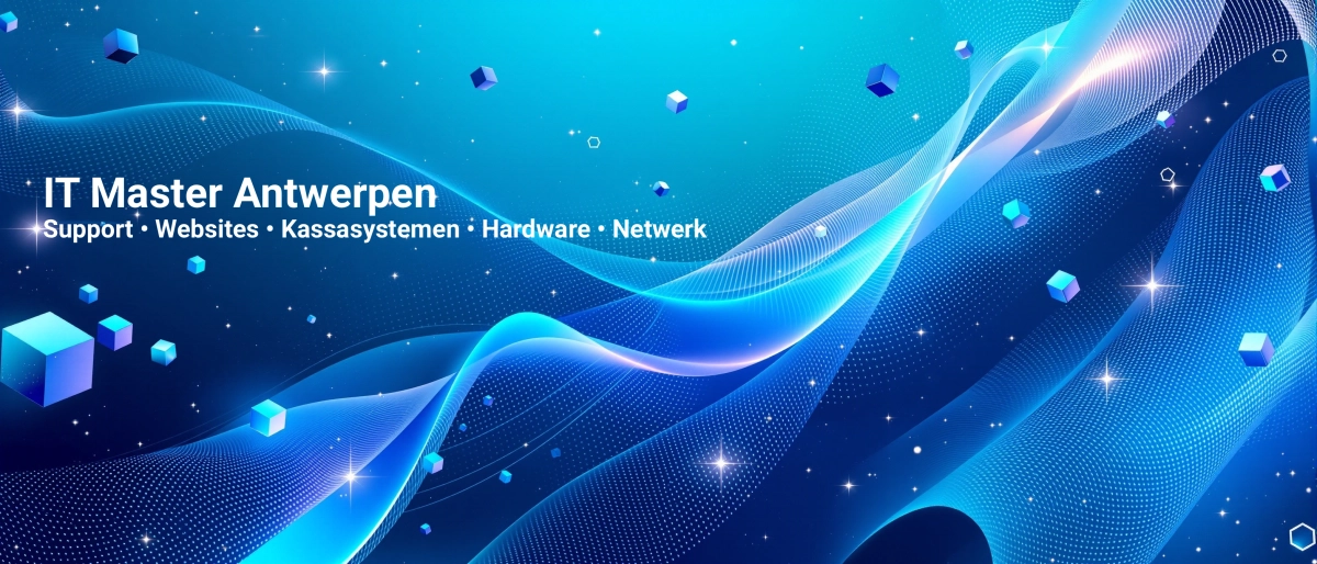 IT Master - IT bedrijf in Antwerpens achtergrond