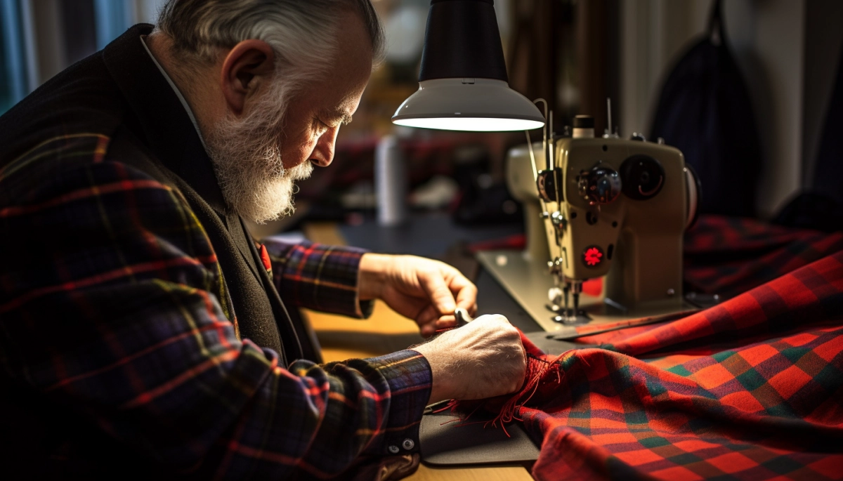 Kilt Écossais arrière plan