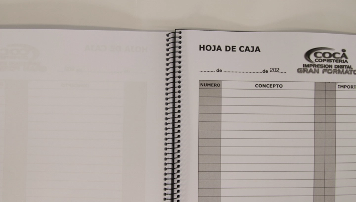 Copistería Coca de fondo