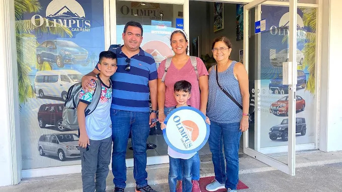 Olimpus Car Rental de fondo