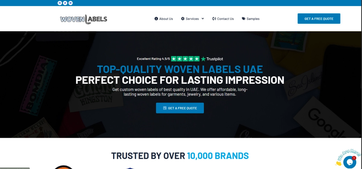 Woven Labels UAEs background