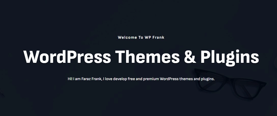 WP Frank Softwaress background