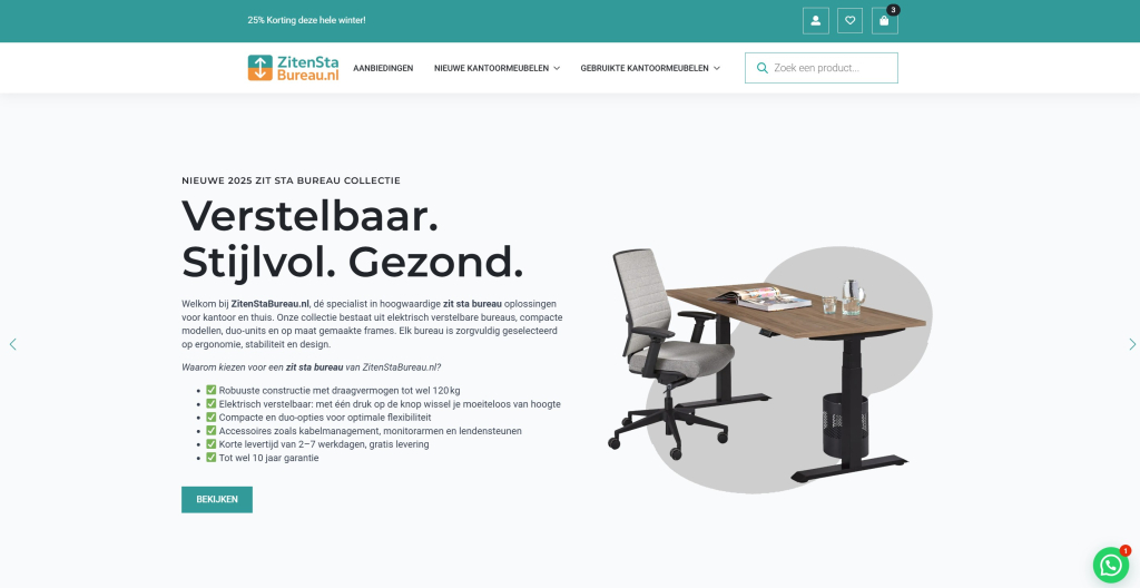 Zit Sta bureau kopens achtergrond