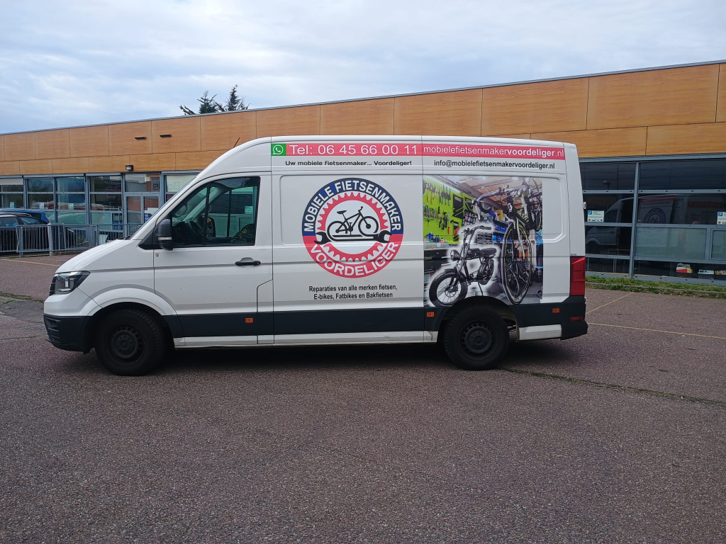 Mobiele Fietsenmaker Voordeligers achtergrond