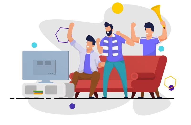 Abonnement IPTV France arrière plan