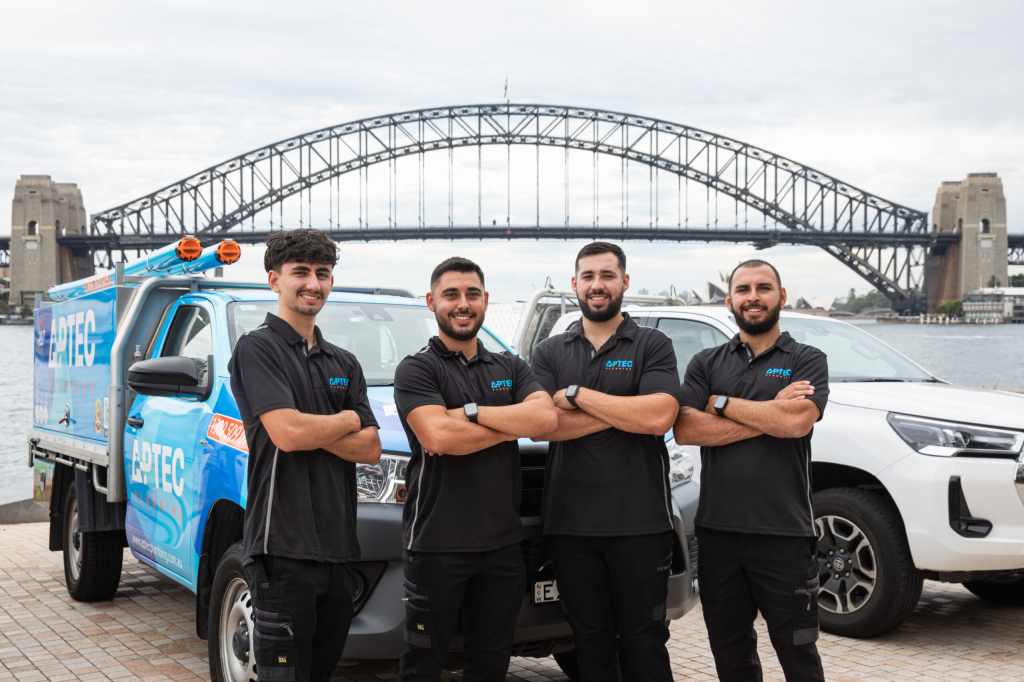 Aptec Plumbings background