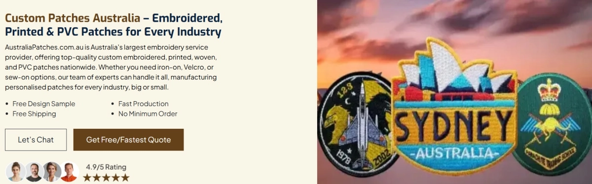 Australia Patchess background