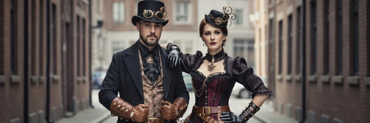 Steampunk Welt Hintergrund