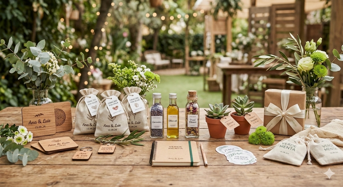 Verdementa Regalos Personalizados y Merchandising de fondo