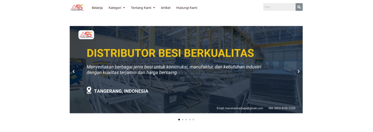 Distributor Besi Tangerangs background