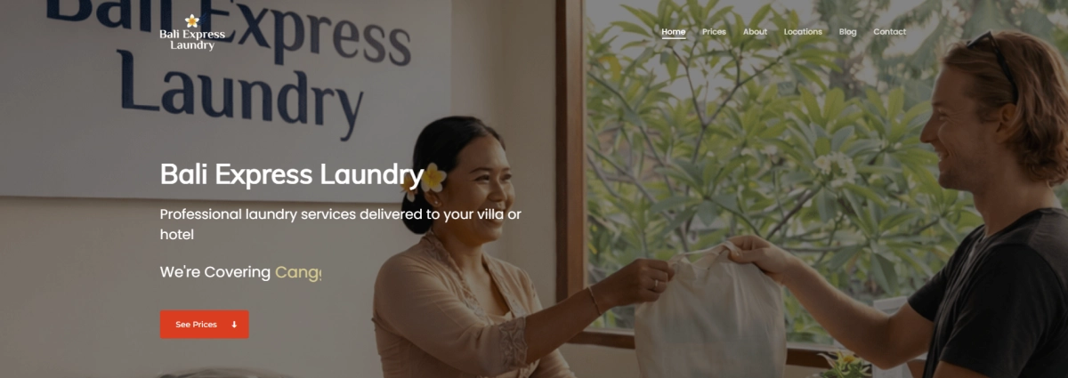 Bali Express Laundry Services background