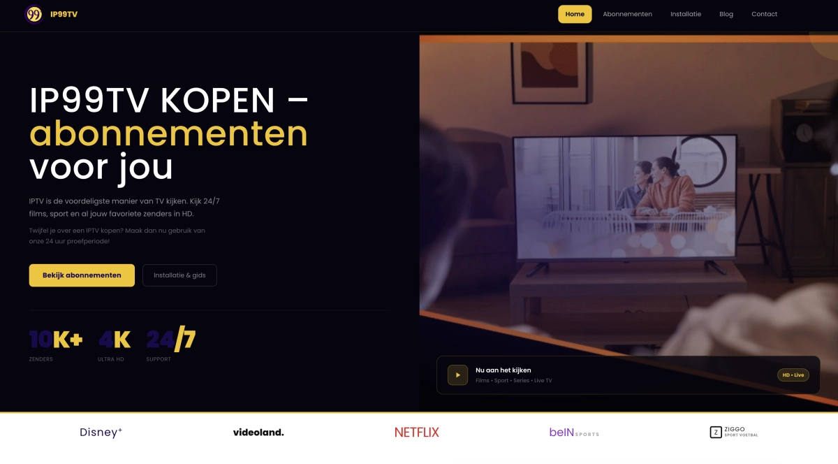 IP99TVs achtergrond