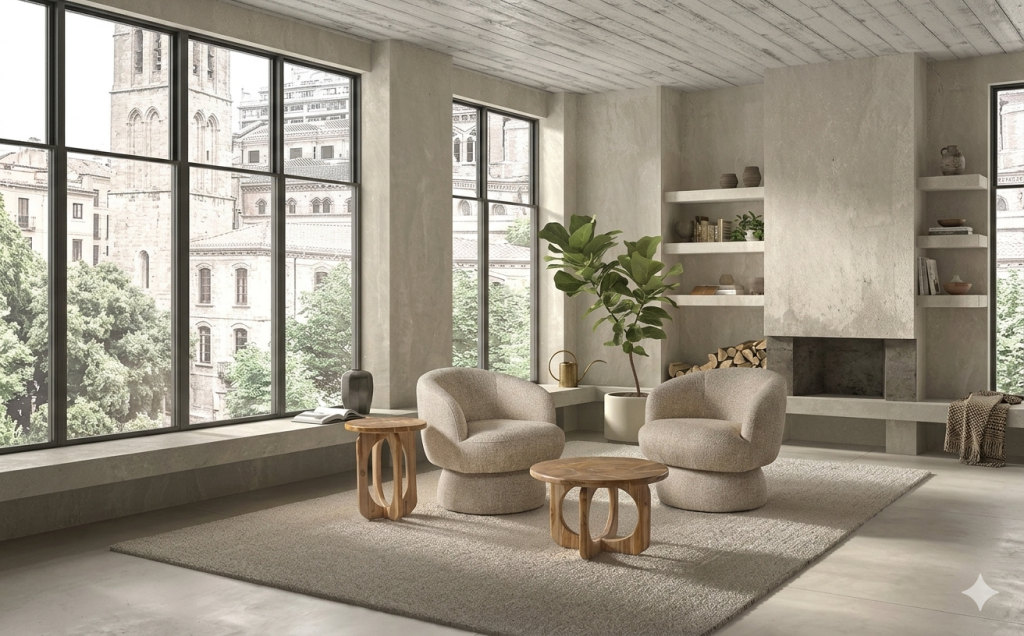 Muebles Rom&aacute;n de fondo