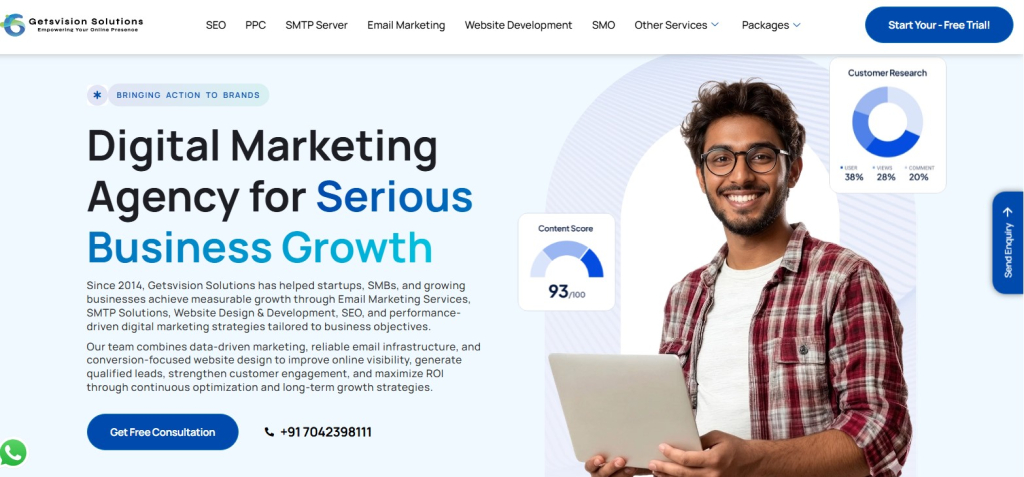 Getsvision Solutions Pvt Ltds background