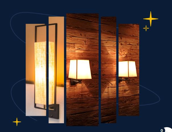 LAMPADARI MODERNAs background