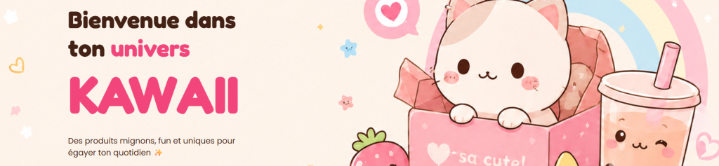 Kawaii Shops background