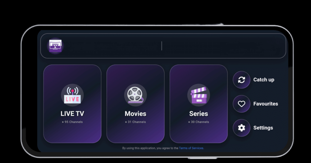 DARK IPTV 4Ks background