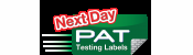 Next Day PAT Testing Labels