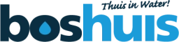 Logo van Boshuis thuis in water