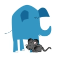 Éléphant et Souris