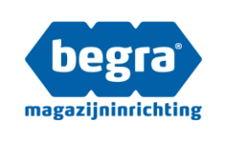 Logo van Begra Magazijninrichting BV