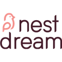 Logotipo de Nest Dream Designer-Möbelhaus