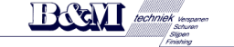Logo van B&M Techniek