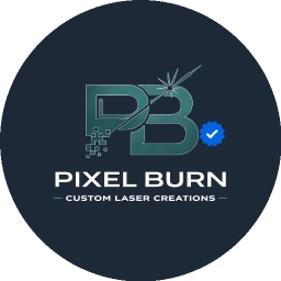 Logo of Pixel Burn Custom Laser Creations